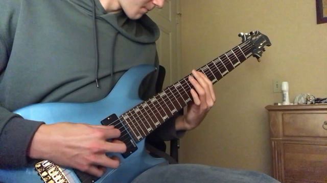 Nephele | Animals as Leaders | 8 String Guitar Cover смотреть онлайн