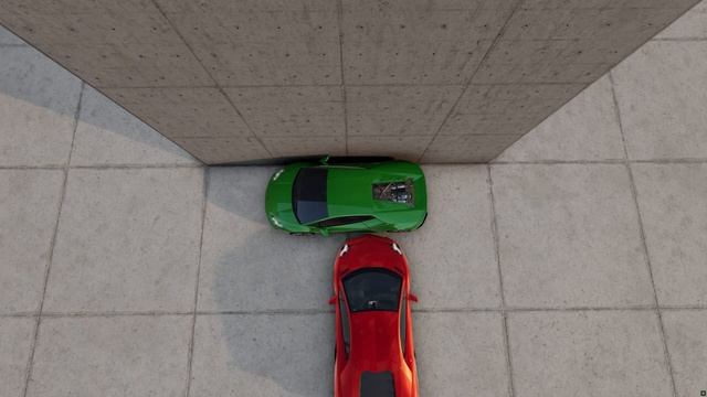 Lamborghini HURACAN vs Lamborghini AVENTADOR ? 250 km/h ? BeamNG.drive CRASH test смотреть онлайн