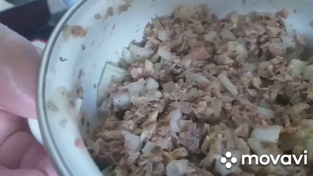 Пирог из слоёного теста с сайрой Очень простой.Очень вкусный ??? смотреть онлайн