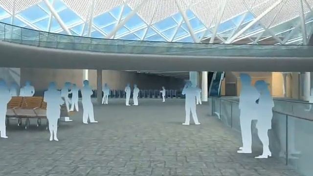 A walk through the new King's Cross Station смотреть онлайн