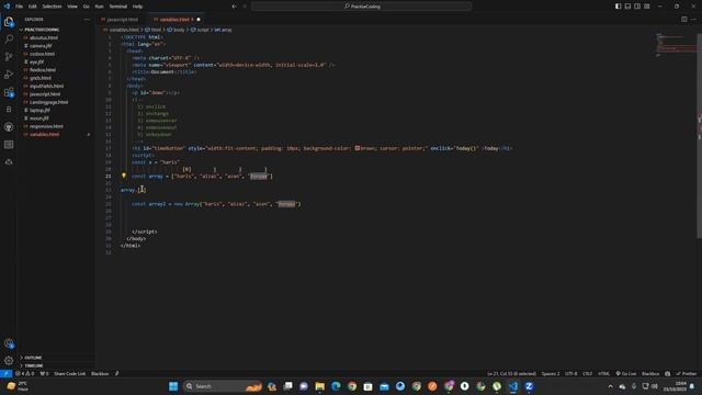 Arrays in javascript. смотреть онлайн