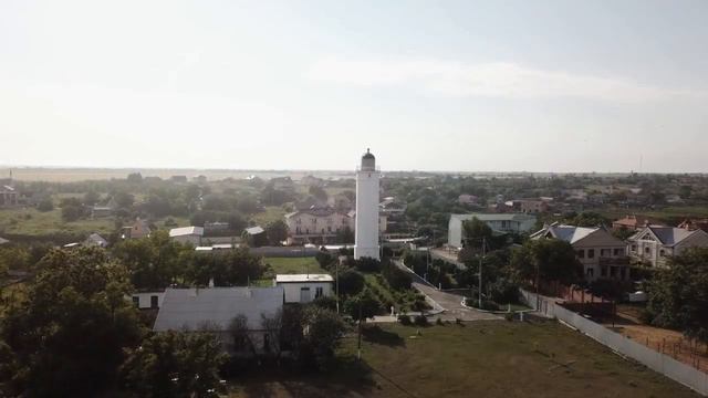 Санжейка с высоты (море, пляж, спуск к морю с высоты птичьего полета). смотреть онлайн