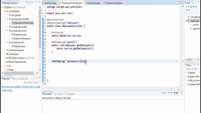 Java Rest API | Part-4 | Passing parameter to API смотреть онлайн