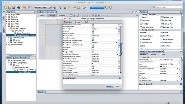 Java | Playing In Netbeans | Scrollable Image смотреть онлайн
