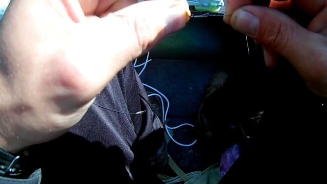 Монтаж поводка к шнуру БЕЗ УЗЛА. Безузловка! смотреть онлайн