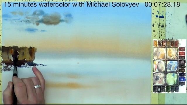 #9 Peniche, Portugal (Watercolor Seascape Tutorial) смотреть онлайн