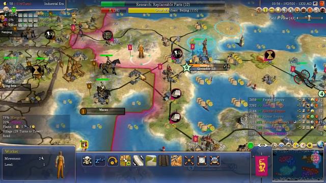 Lets Play Civ 4 Deity 44 (Qin Shi Huang) part 5 смотреть онлайн
