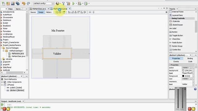 Gestion de sa Fenêtre avec sa main class en java смотреть онлайн