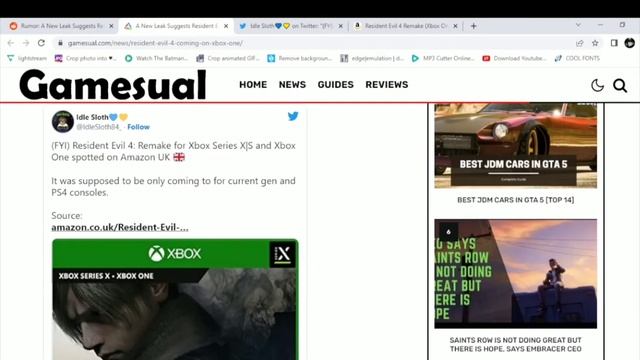 Resident Evil 4 remake I leaks I Xbox one port смотреть онлайн