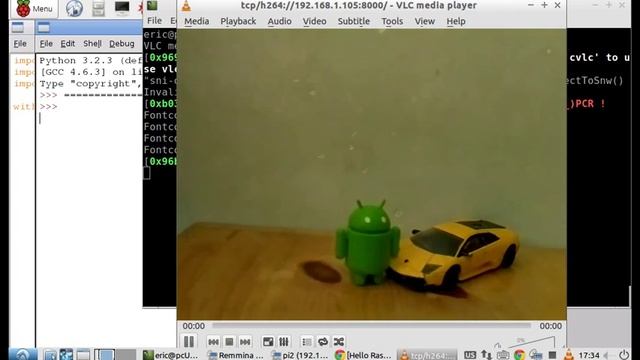Stream Raspberry Pi Camera Module video to network, using Python смотреть онлайн