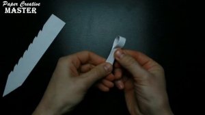 How to make an M9 bayonet knife out of paper. Army Knife