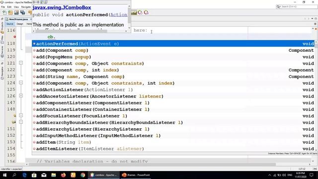 java swing combobox control смотреть онлайн