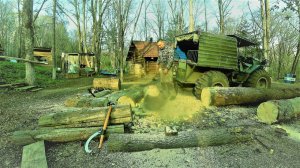 ДЕЛАЮ ОГРОМНЫЙ СТОЛ В БЕСЕДКУ. РЫБАЧИМ И ОТДЫХАЕМ В ТАЙГЕ.