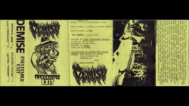 DEMISE (USA/OR)- Inevitable Exit Demo 1990 [FULL DEMO] смотреть онлайн