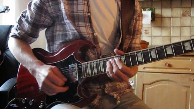 Gibson SG - AC/DC - Back in Black solo смотреть онлайн