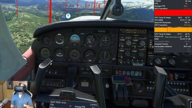 RTX 4070 VR Benchmark | MSFS 2020 | High Settings | Vive Pro 2 | DLSS | DX12 | Nvidia Boost | 9900k смотреть онлайн