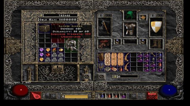 Diablo 2 Single Player: Unique Sacred Armor drop. Tyreal's or Templar's? смотреть онлайн