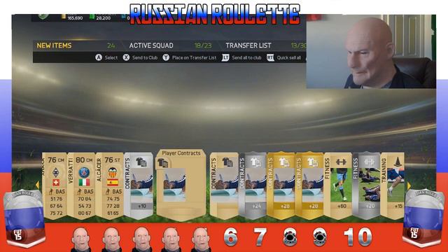 FIFA 15 15K PACKS RUSSIAN ROULETTE PACK OPENING!!! #4 - RARE DISCARD? смотреть онлайн
