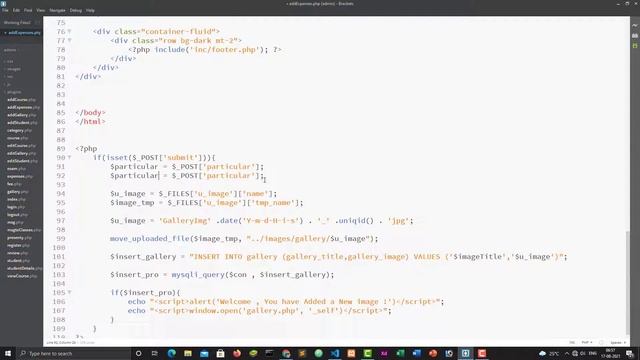 School Managment Project PHP , MySql, Bootstrap : Add Expences #034 смотреть онлайн