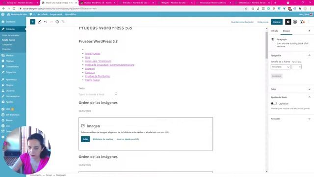 Novedades WordPress 5 8 nueva version verano 2021 смотреть онлайн