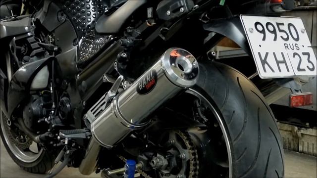 Kawasaki ZZR1400 TURING EXHAUST by H.A.N.I. смотреть онлайн