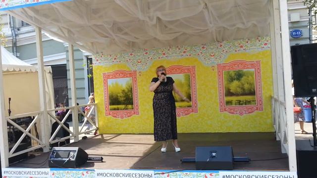 Светлана Грибкова - Разлилась река (Московское лето-Московские сезоны) Никольская ул 17 июля 2016 смотреть онлайн