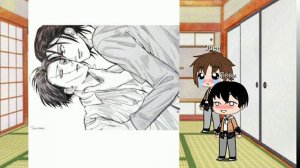 Реакция  Эрена и Леви на шипы