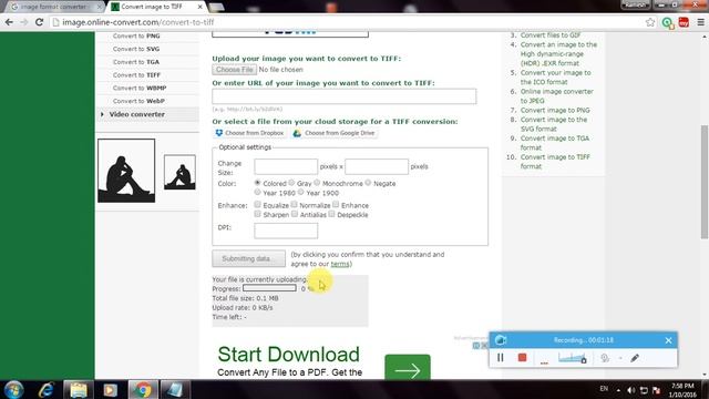 How To Convert An Image JPG To TIFF Format Using Online Convert com смотреть онлайн
