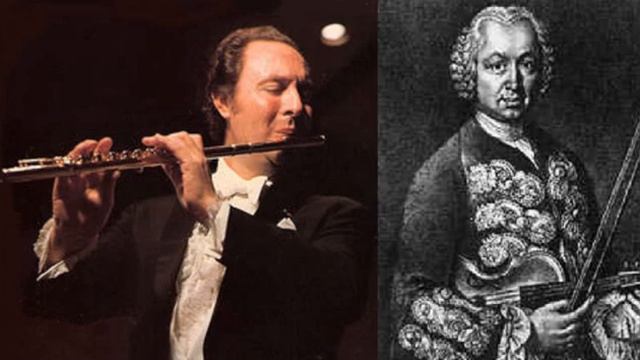 FRANZ BENDA Flute Concerto in E minor 1 mov Allegro con brío JEAN PIERRE RAMPAL Flute смотреть онлайн