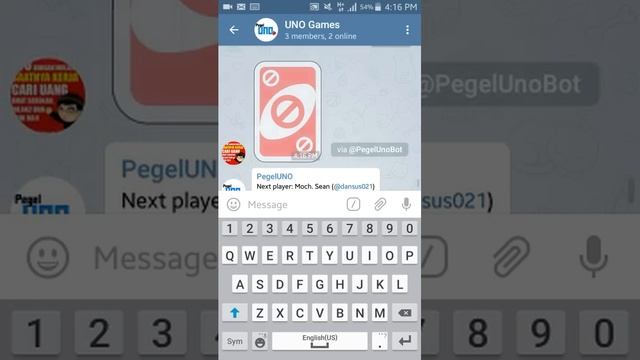 Telegram Bot - Uno Game смотреть онлайн