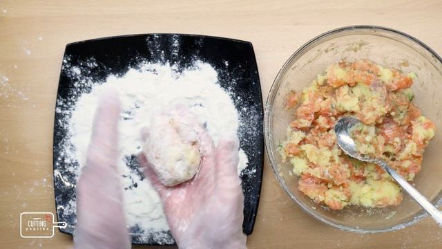 Salmon Fish Cakes with HOMEMADE breadcrumbs смотреть онлайн