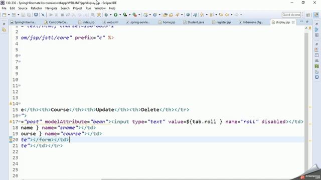 Java Spring MVC Hibernate смотреть онлайн