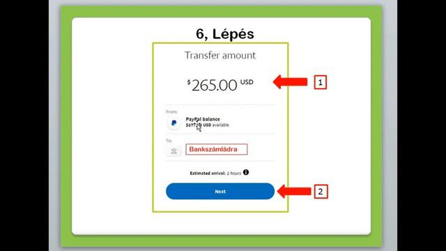 Hogyan utalj ki paypal-ról bankszámlára. смотреть онлайн
