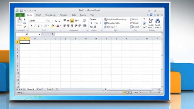 Microsoft® Excel 2010: Enable 'Recover unsaved versions' in Windows® 7 смотреть онлайн