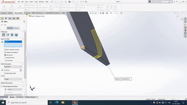 Sheet Metal Bracket || Model 15 || Solidwork Tutorial смотреть онлайн