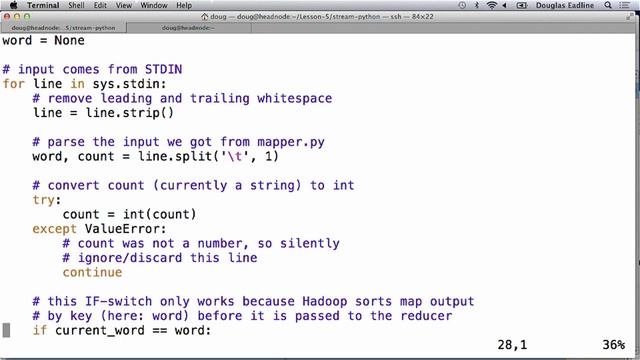 Use the Streaming Interface | Hadoop Examples | Hadoop Fundamentals | Lecture 18 смотреть онлайн