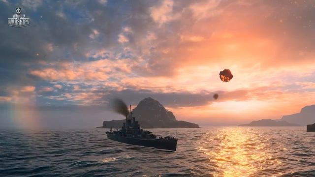 Крейсер! Des Moines в World of Warships. смотреть онлайн