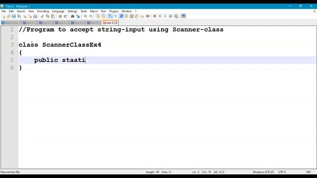 37. Scanner class with String data Dynamic-Input from keyboard in Java Program смотреть онлайн