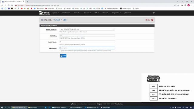 Using VLAN's with OpenWRT and pfSense to build a secure network for family and home working - Part смотреть онлайн