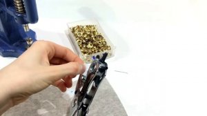 Установка люверсов прессом ТЕР 1