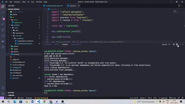 Node #15 | Criando os nossos próprios erros смотреть онлайн