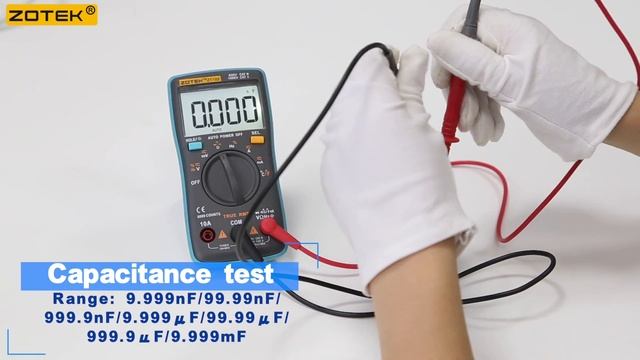 Zotek ZT102—— selling points: small size multimeter with temperature test, cost-effective as well. смотреть онлайн
