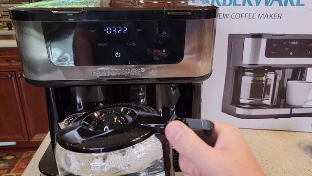 SETUP BEFORE FIRST USE FarberWare Dual Brew Coffee Maker K Cup pod Machine Rinse Before First Coffe смотреть онлайн