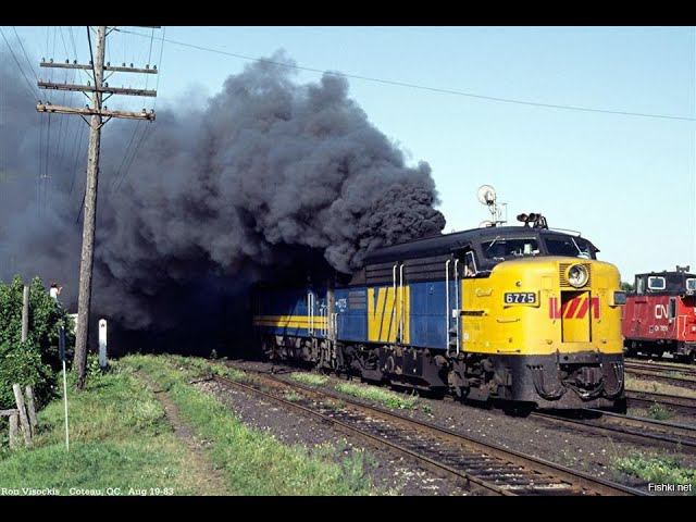 ТОП-10 очень тяжёлых запусков дизелей тепловозов/very heavy diesel locomotive launches смотреть онлайн