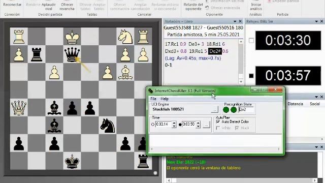 Internet Chess Killer On Playchess смотреть онлайн