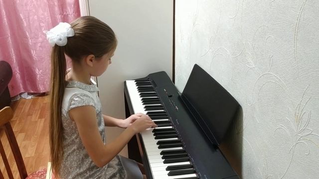 Шостакович "Лирический вальс" 4 класс фортепиано/ Shostakovich "Lyric Waltz" 11 years old girl play смотреть онлайн