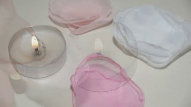 Цветы из ткани шифона своими руками! Мастер класс! смотреть онлайн