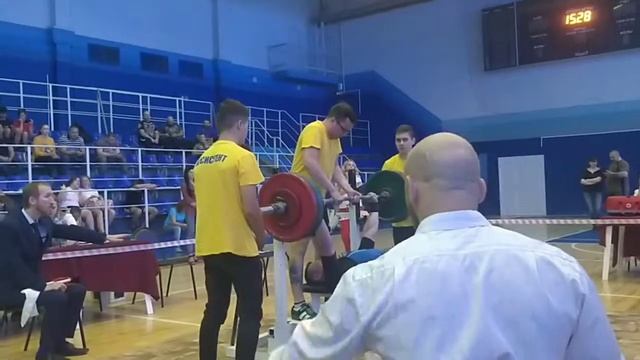 Экип жим 185 кг Чемпионат области 25.08.2019 смотреть онлайн