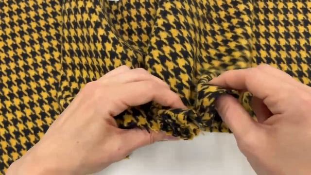 Твид костюмно пальтовый Пье де пуль Желтый 5092304 смотреть онлайн