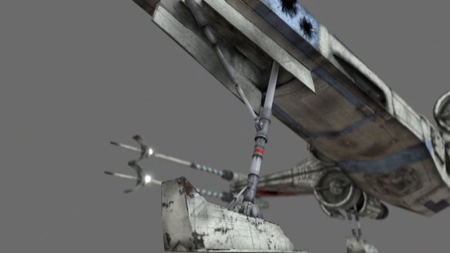 Xwing Landing Gear Blender смотреть онлайн